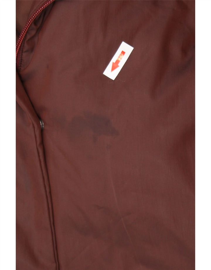 Femme Trussardi Pardessus à capuche IT 46 Large Bordeaux Polyester