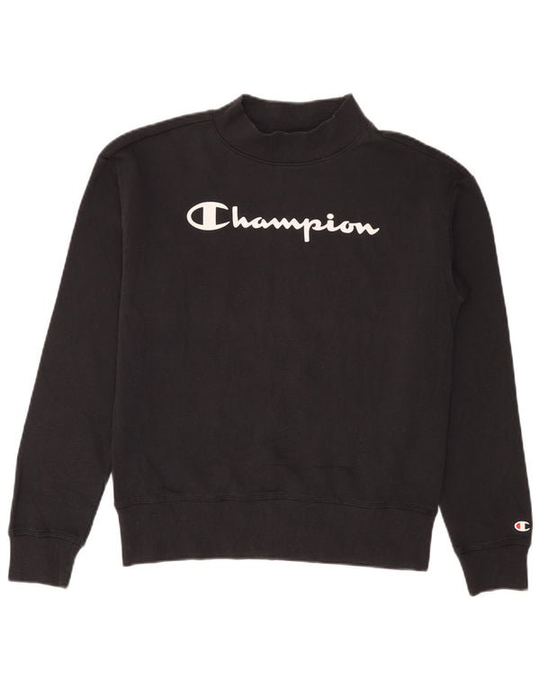CHAMPION Sweat-Shirt Graphique Garçon 15-16 Ans 2XL Noir Coton