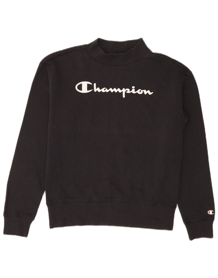 CHAMPION Sweat-Shirt Graphique Garçon 15-16 Ans 2XL Noir Coton