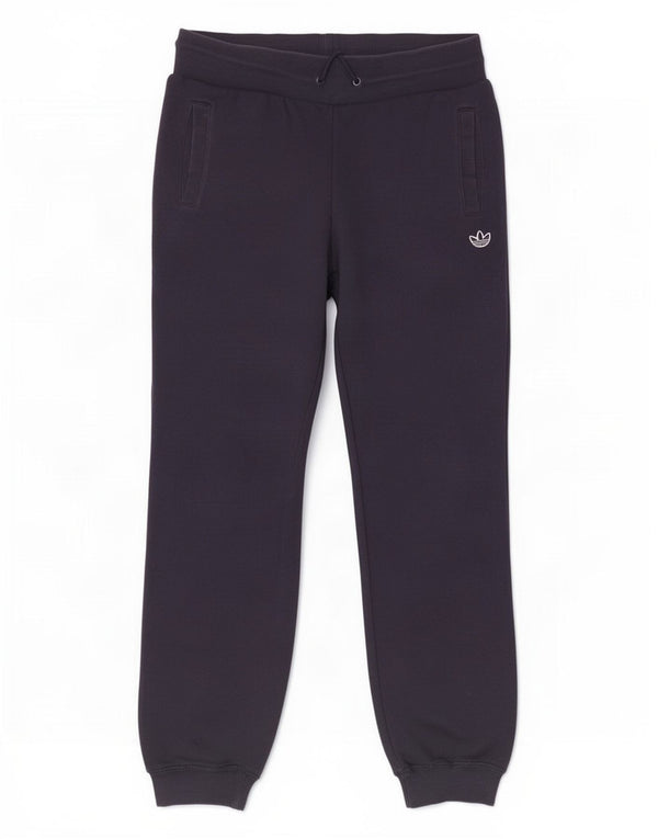 Adidas Pantalon de survêtement pour femme Joggers UK 10 Small Bleu marine Coton