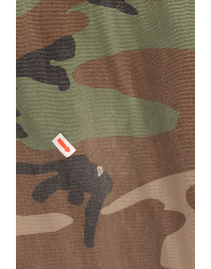 VINTAGE Pantalon Cargo Slim Homme W44 L32 Marron Camouflage Coton