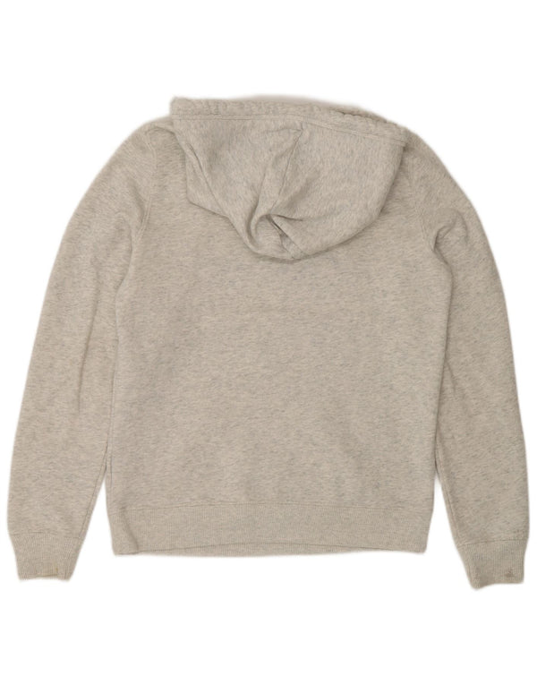 Hollister Pull à capuche graphique pour homme, petit, en coton color block, gris