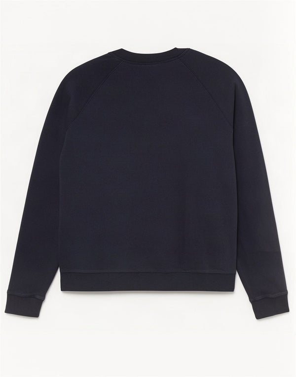Jack Wills Sweat-shirt pour femme UK 14 Large Bleu marine Coton