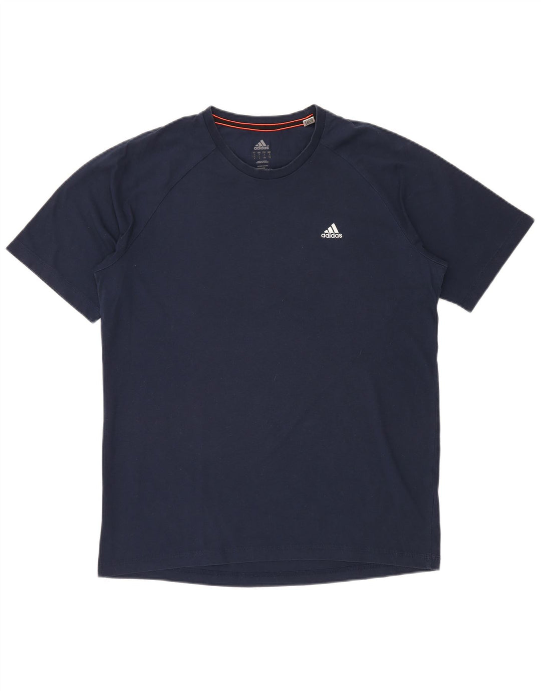 ADIDAS T-shirt Climalite pour hommes, grand, bleu marine