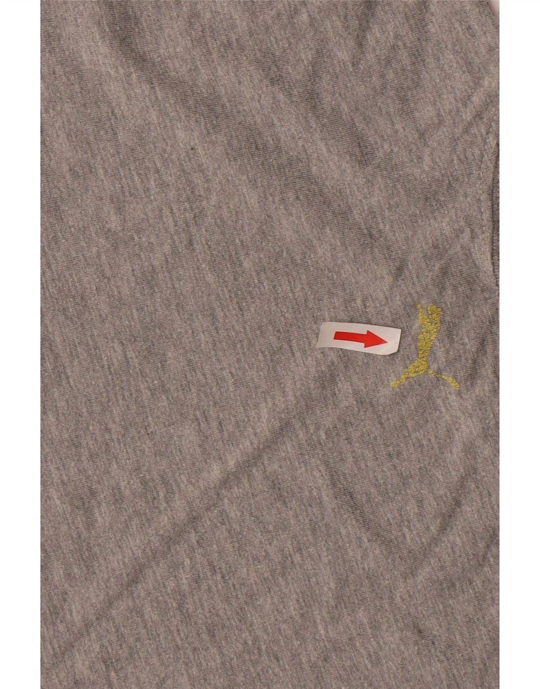 Puma T-Shirt Graphique Garçon 9-10 Ans Gris Moyen Coton