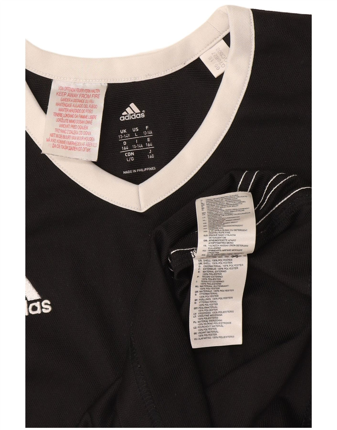 Adidas Débardeur Fille 13-14 ans Noir Polyester