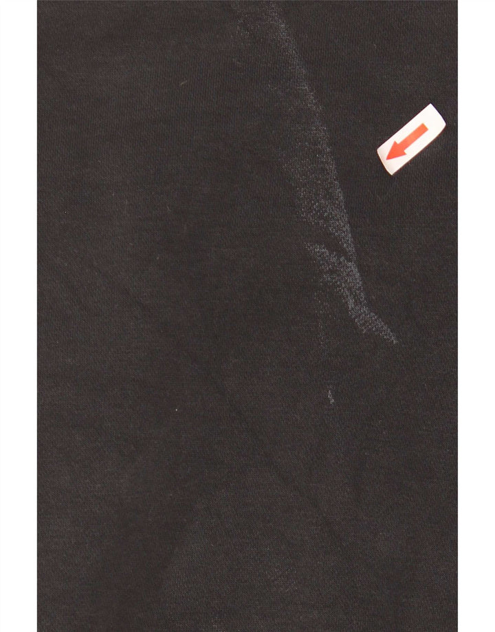 Nike Pull à capuche zippé pour homme Petit coton noir