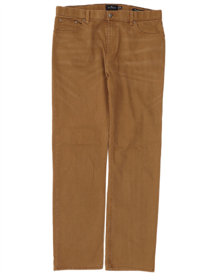 Marks & Spencer Jean droit homme W38 L33 marron coton