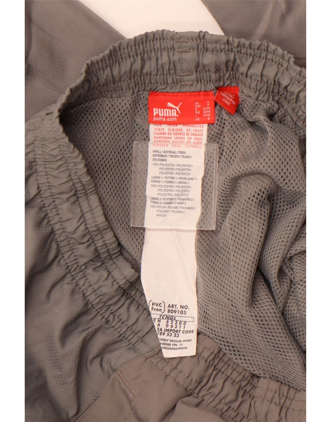 PUMA Pantalon de survêtement pour homme Taille S Gris Polyester