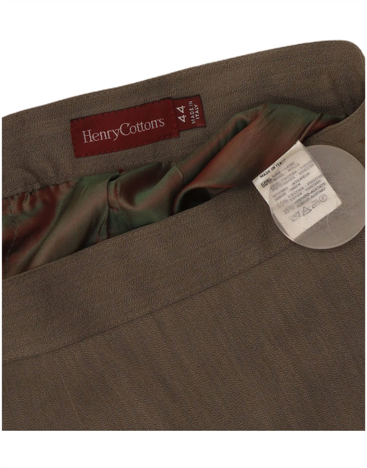 HENRY COTTONS Jupe Crayon Femme IT 44 Moyen W28 Laine Grise