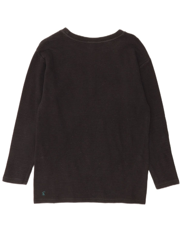 Joules Haut à manches longues pour femme UK 10 Small Noir Coton