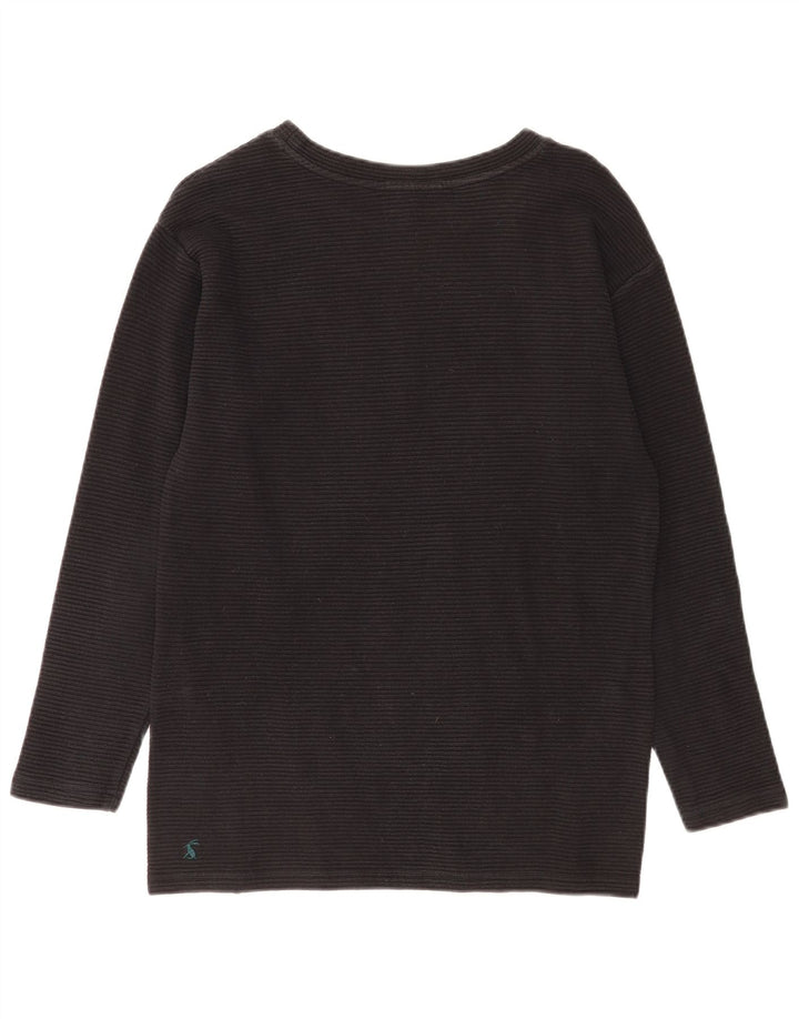 Joules Haut à manches longues pour femme UK 10 Small Noir Coton