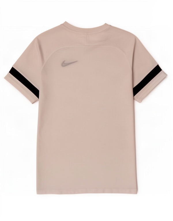 Nike Hommes Dri Fit T-Shirt Haut Large Blanc Colorblock Polyester