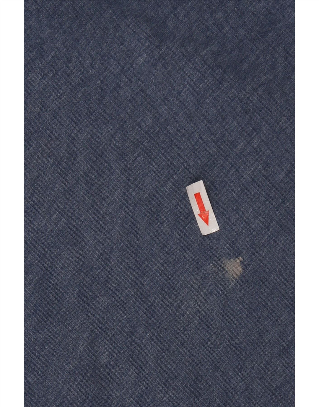 WEIRD FISH Sweat-shirt graphique à col boutonné pour homme, petit, bleu marine