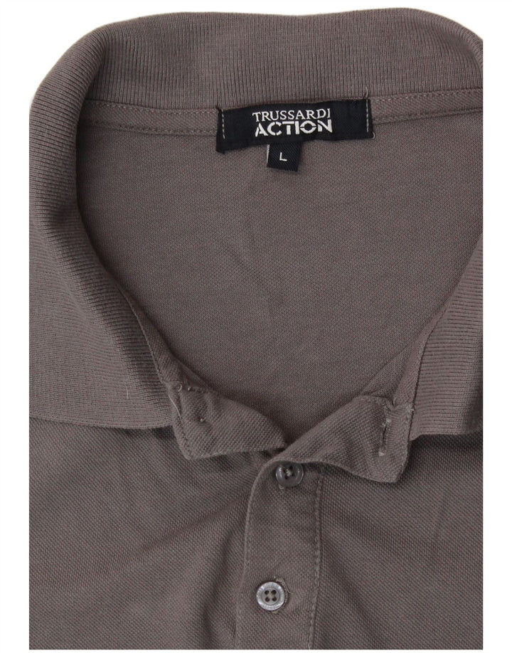 TRUSSARDI Polo Homme Grand Gris