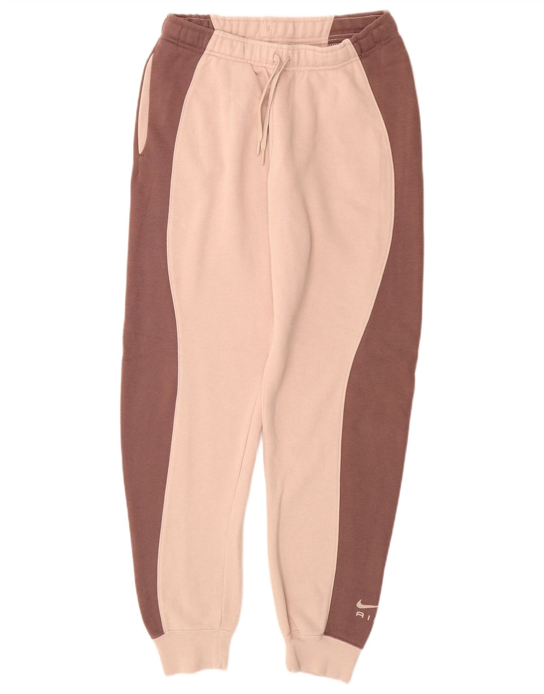 NIKE Pantalon de survêtement pour femme Joggers UK 12 Rose moyen Colourblock