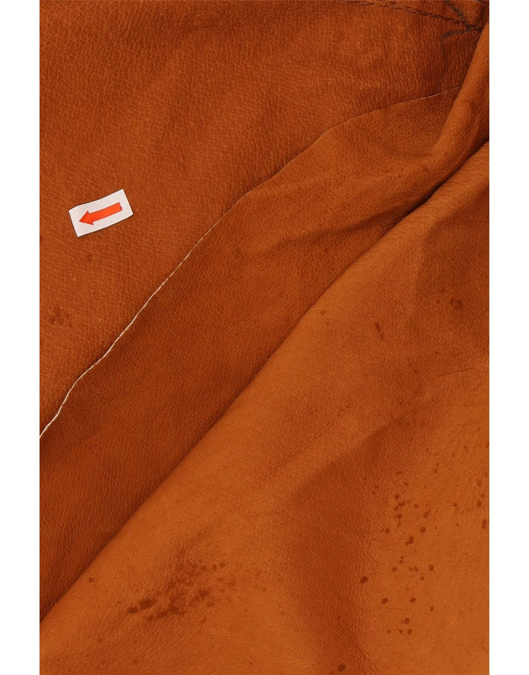 VINTAGE Manteau en daim surdimensionné pour femme UK 14 Cuir marron moyen