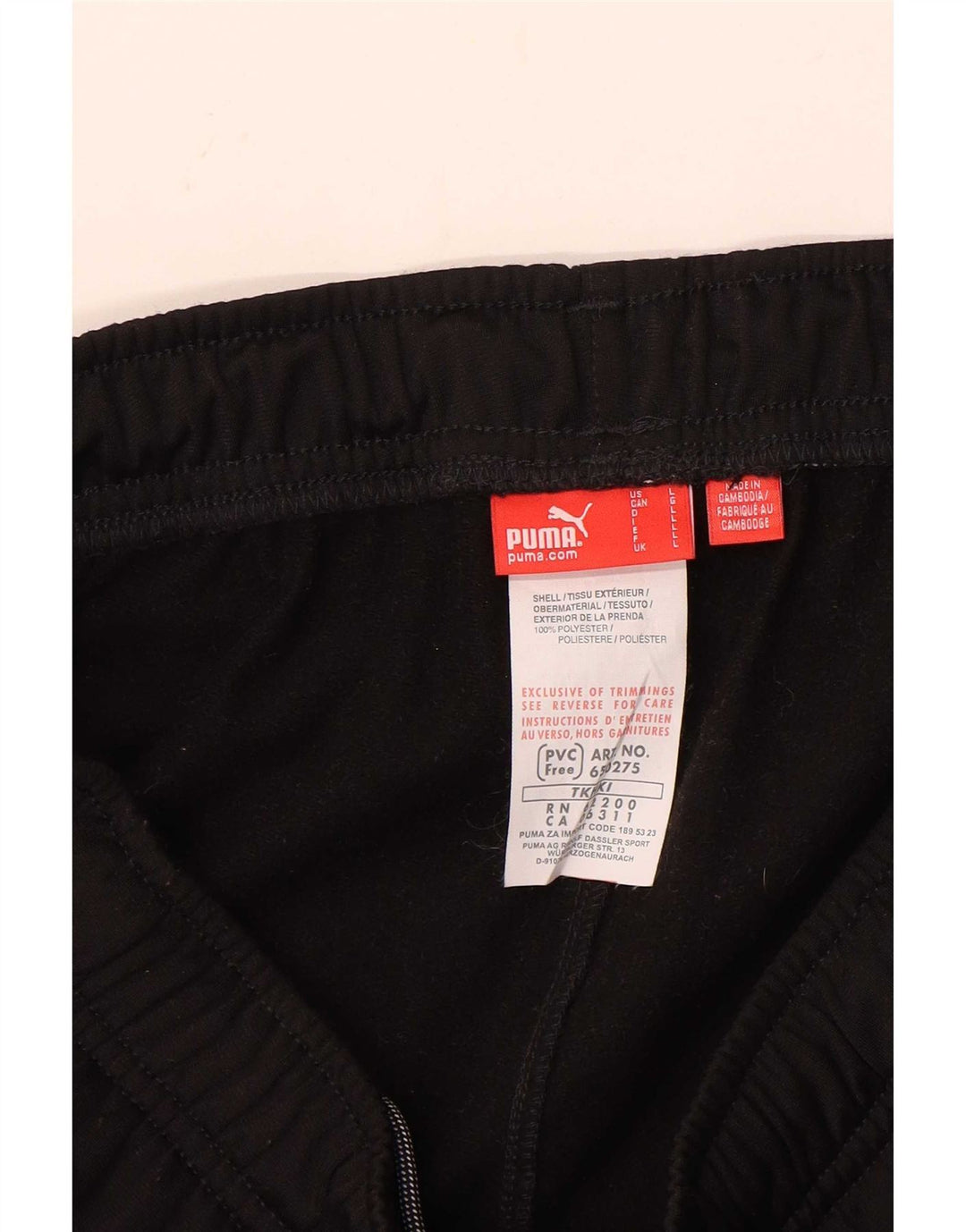 Puma Pantalon de survêtement pour homme Large Noir Polyester