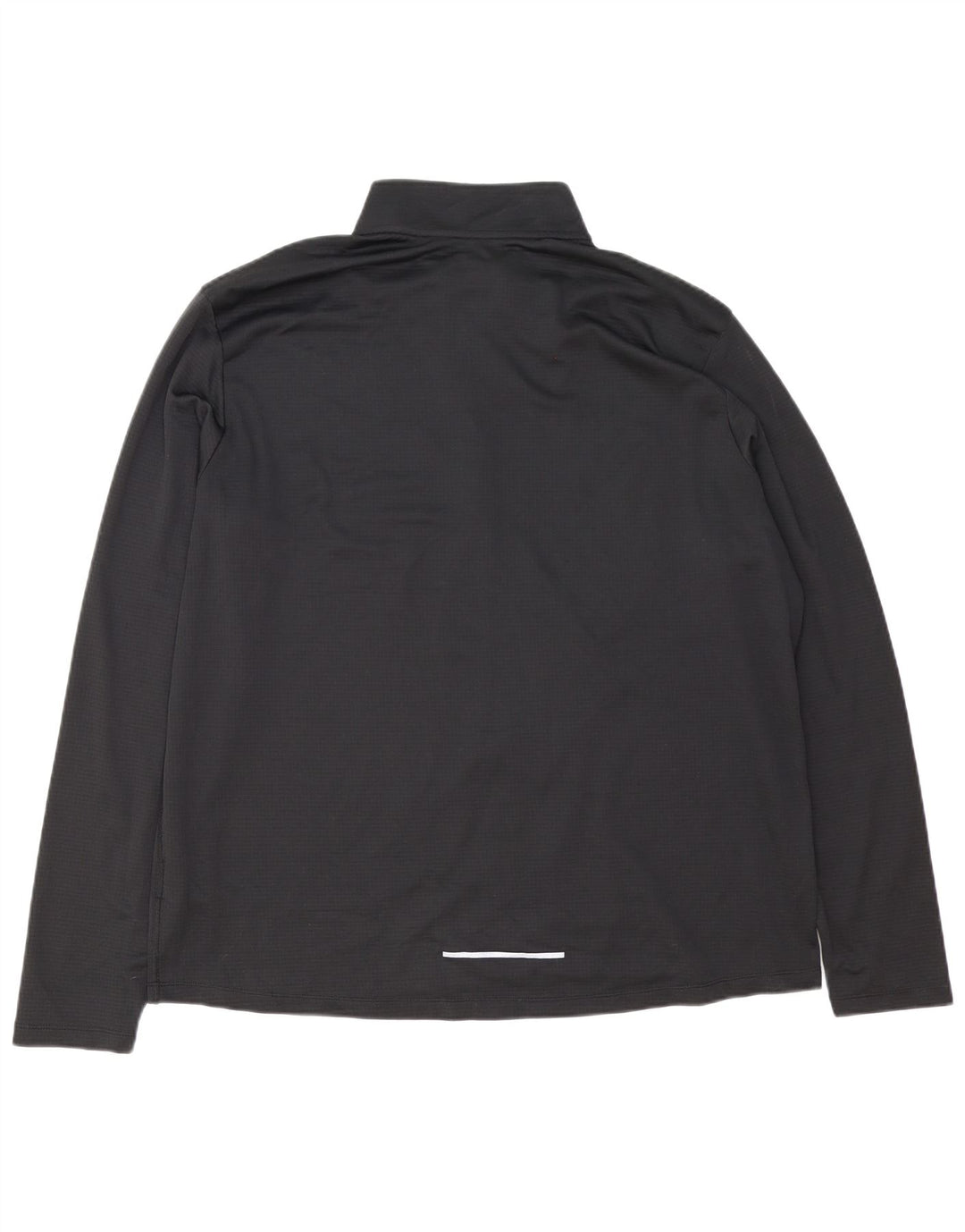Nike Hommes Dri Fit Zip Neck Pull Survêtement Top 2XL Noir Polyester