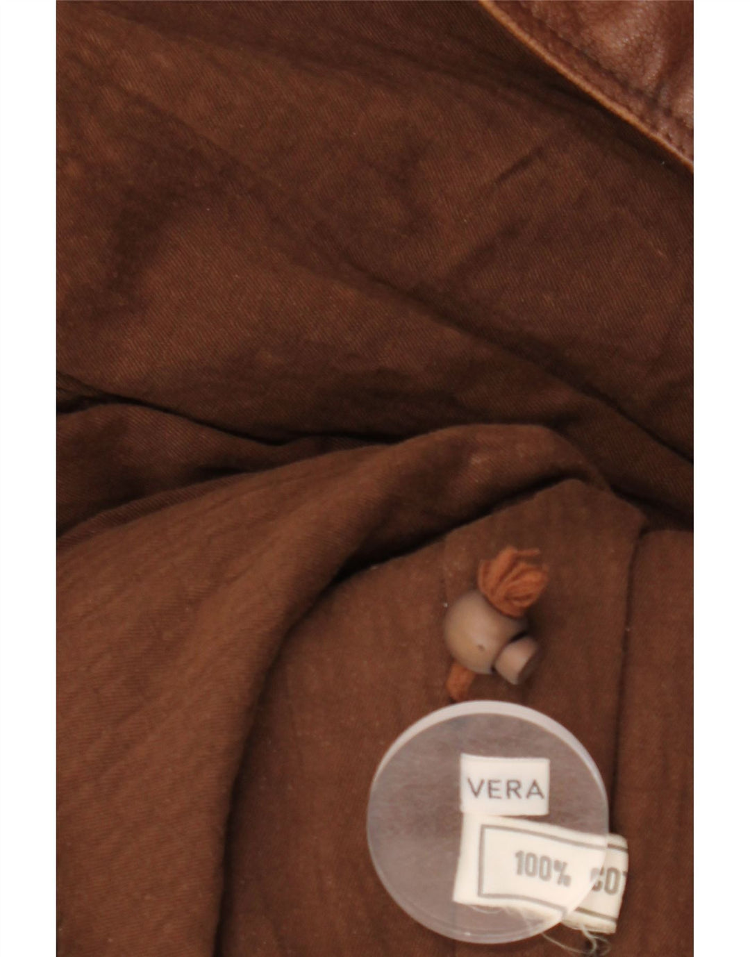 VINTAGE Veste en cuir homme UK 42 XL Cuir marron