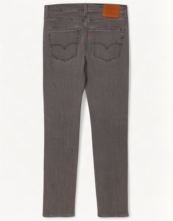 Levi's Mens 502 Tapered Jeans W30 L34 Gris Coton