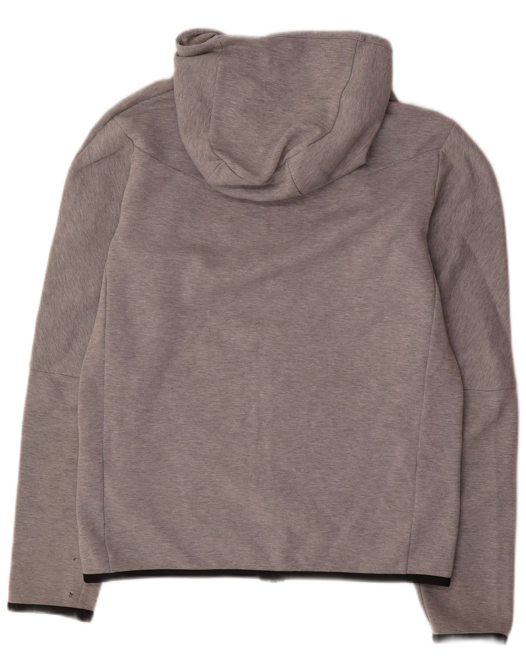 Nike Pull à capuche zippé pour homme Petit coton gris