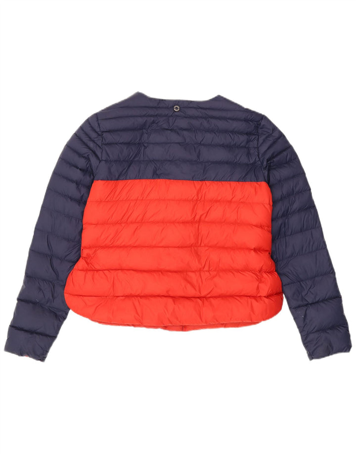 Armani Jeans Veste matelassée Femme IT 44 Bleu Marine Moyen Colourblock