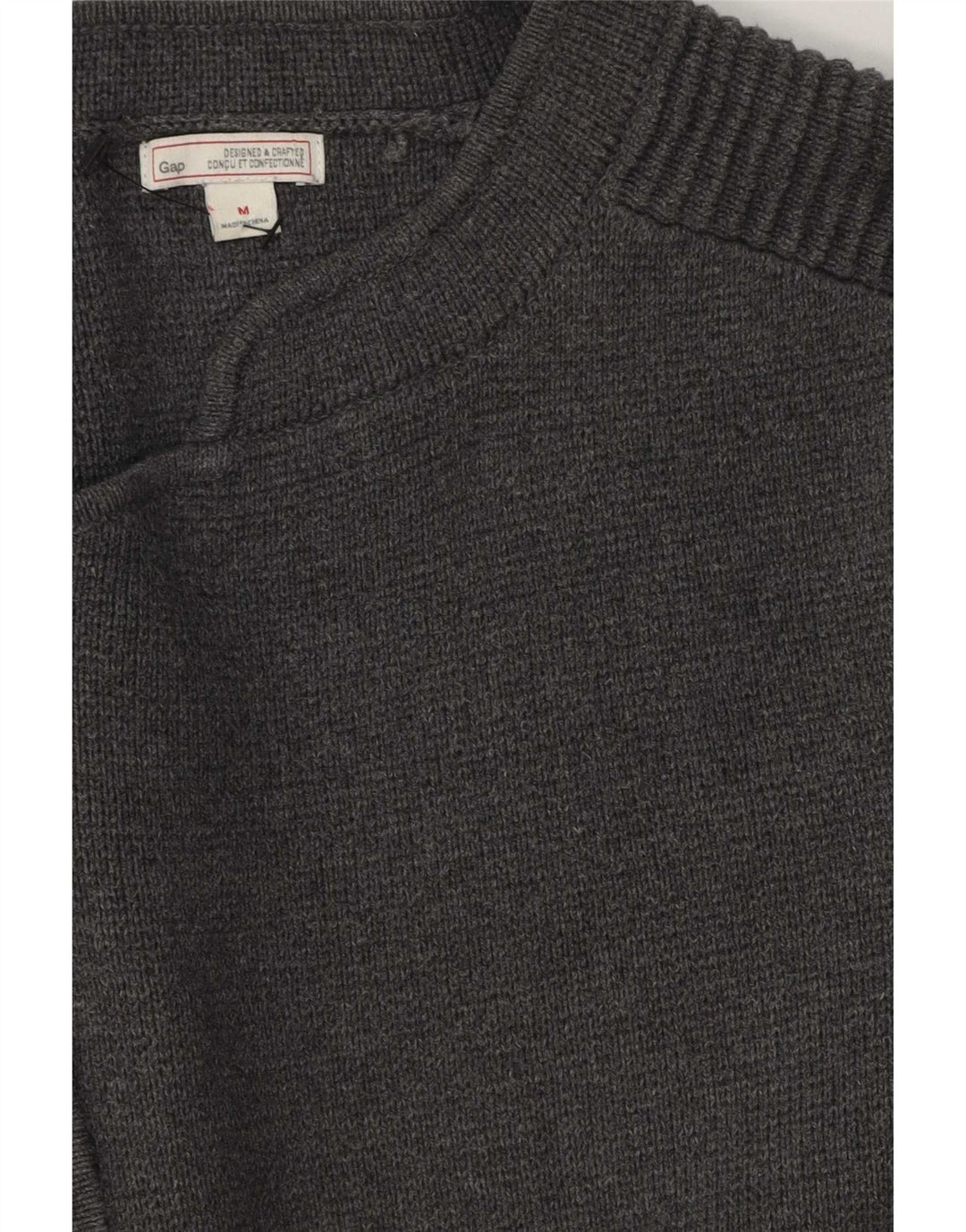 Gap Cardigan Femme Pull UK 14 Gris Moyen