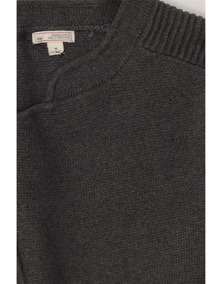Gap Cardigan Femme Pull UK 14 Gris Moyen