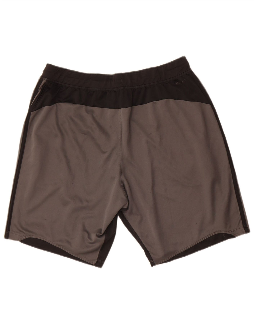 Adidas Short de Sport Aeroready Homme Gris Moyen Polyester Colorblock