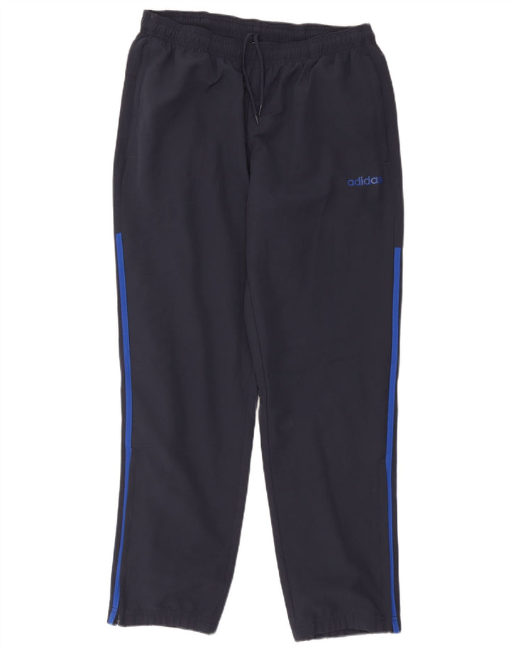 Adidas Pantalon de survêtement pour homme Pantalon de jogging Large Bleu marine Polyester