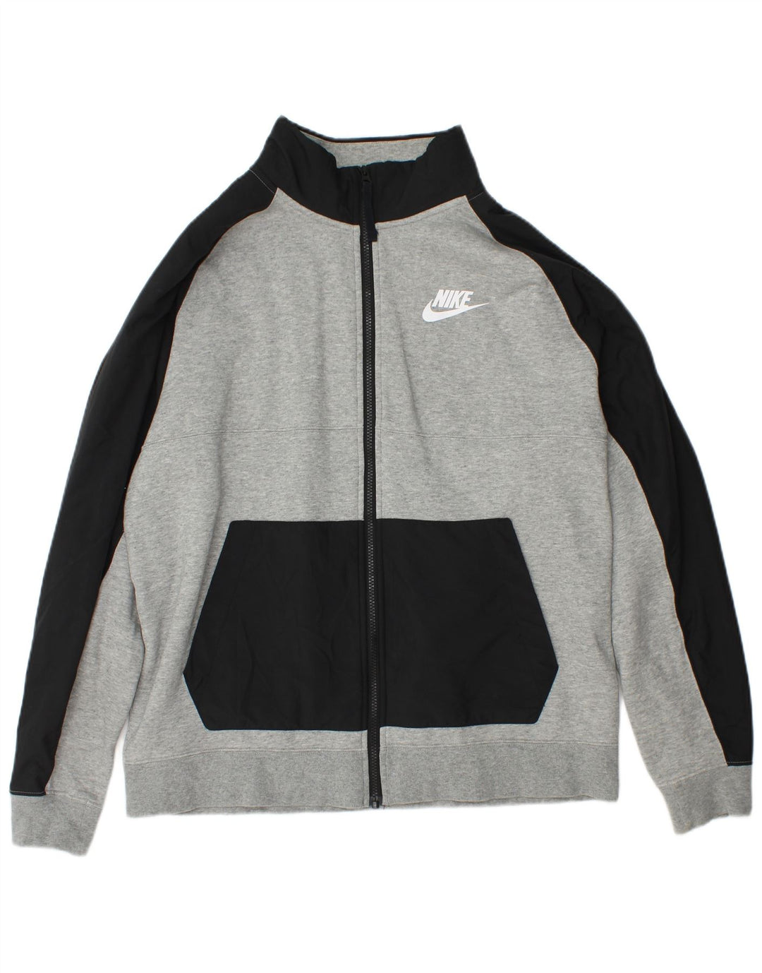 Nike Survêtement complet pour homme en coton color block Gris Taille L