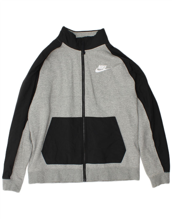 Nike Survêtement complet pour homme en coton color block Gris Taille L