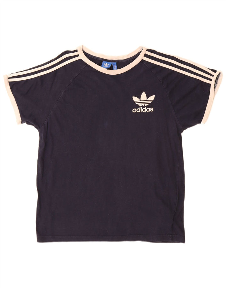 Adidas T-Shirt Homme Top Bleu Marine Moyen Coton