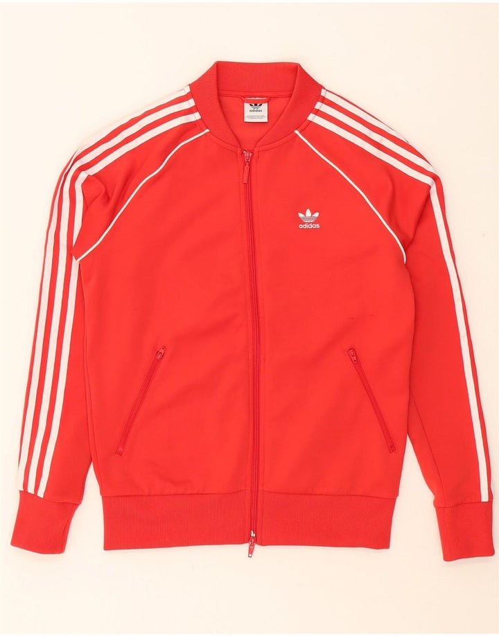 ADIDAS Veste de survêtement pour homme Petit Rouge Coton