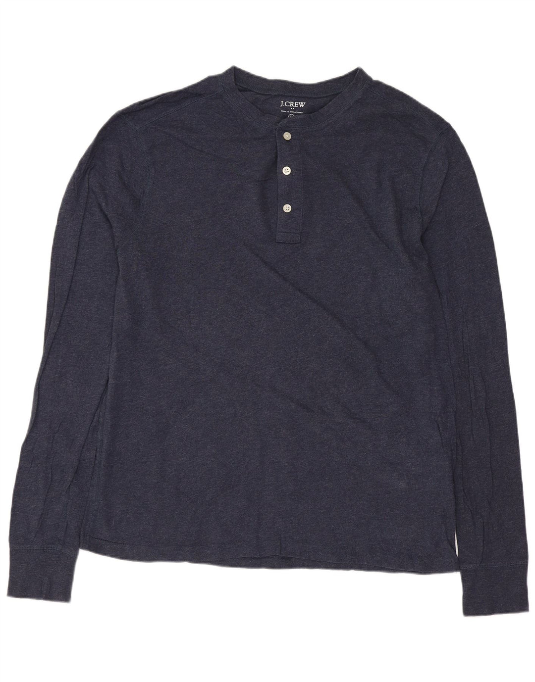 J. Crew Haut Homme Manches Longues Grand Coton Bleu Marine