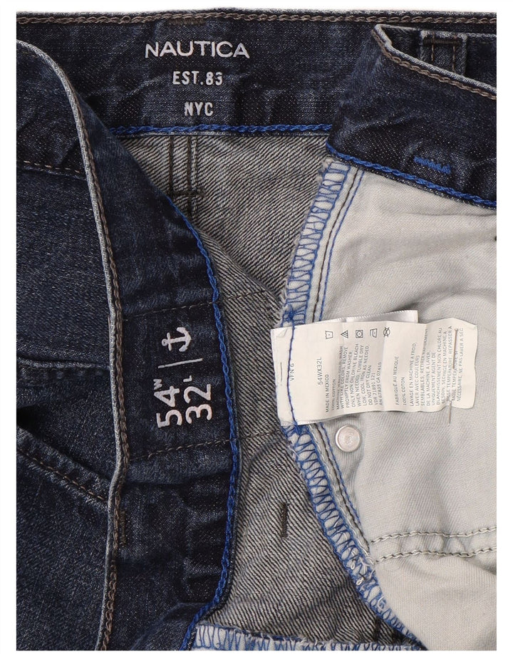 NAUTICA Jean droit homme W54 L32 bleu coton