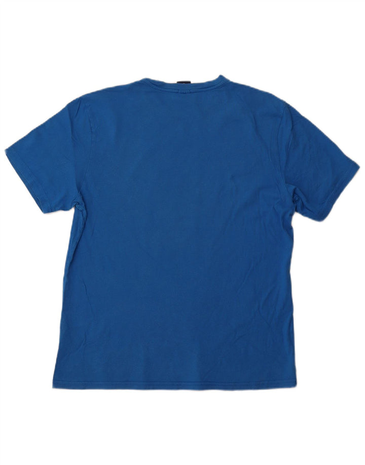 NORTH SAILS T-shirt graphique coupe régulière pour homme, petit, bleu, coton