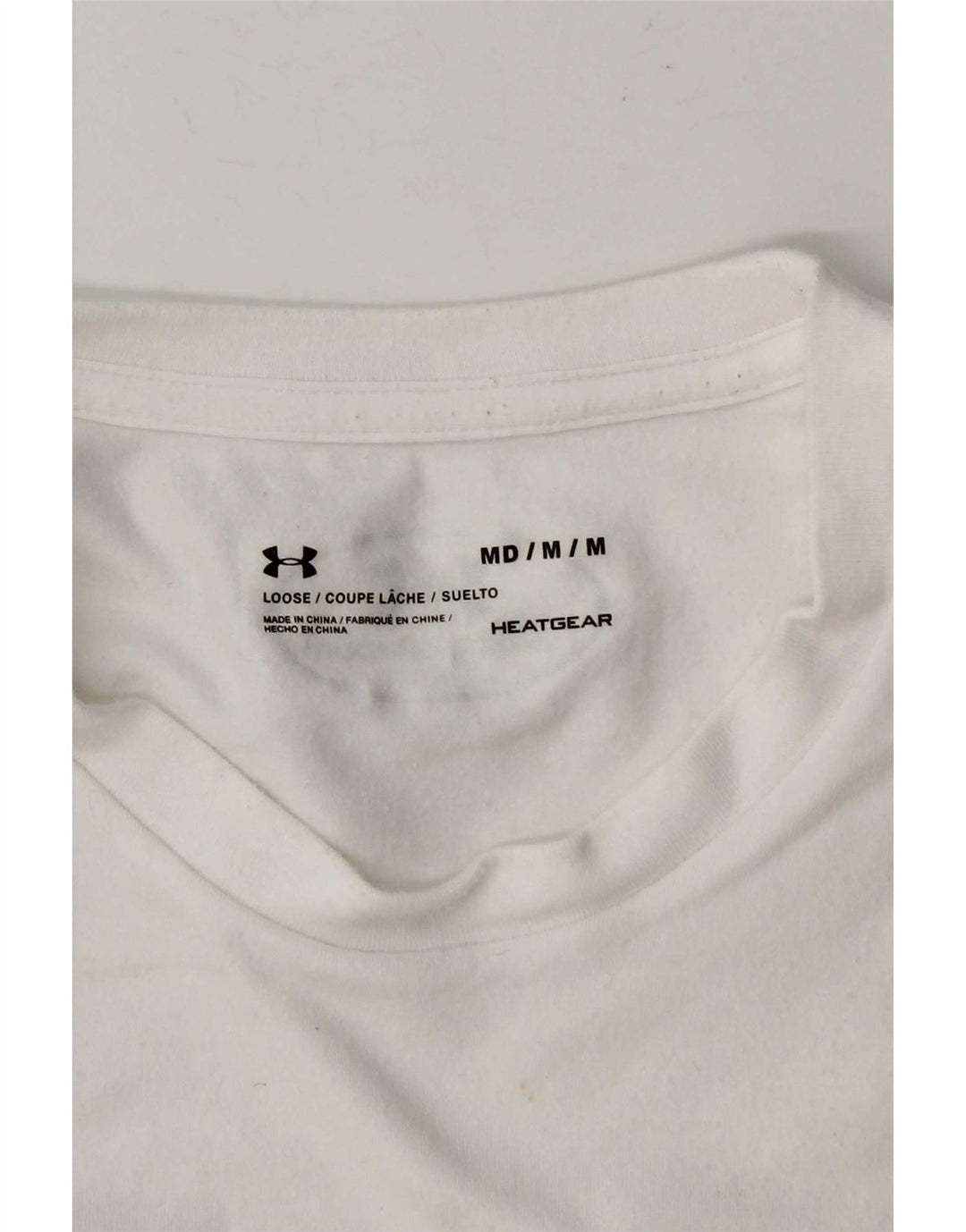 Under Armour Tee-Shirt Heat Gear Graphic Homme Blanc Moyen