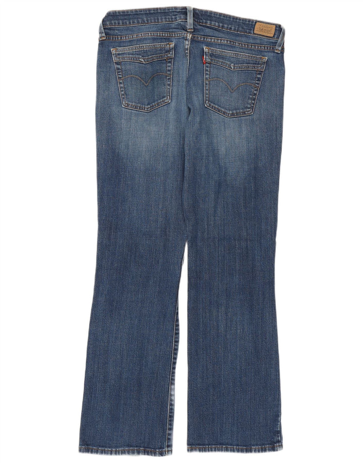 LEVI'S Jean bootcut bas 545 pour femme US 14 XL W36 L30 Bleu Coton