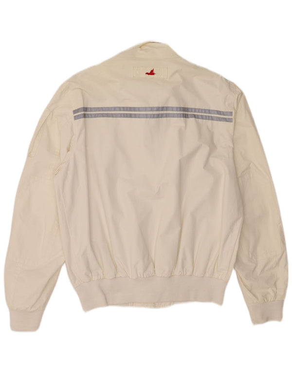 Museum Veste Bomber Graphique Homme UK 42 XL Off White Colourblock Polyamide