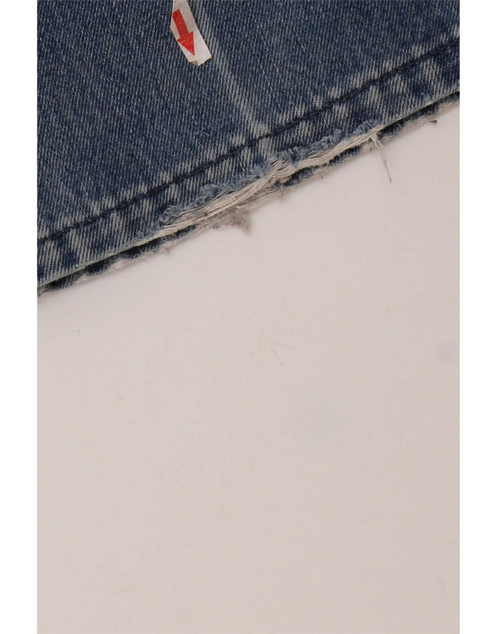 Levi's Jean Droit Effet Déchiré W28 L32 Femme Bleu Coton