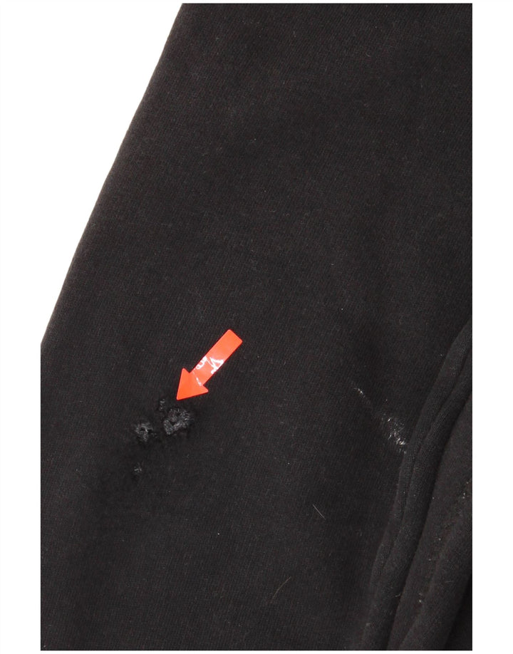 Superdry Pull à Capuche Graphique Homme Noir Moyen Coton