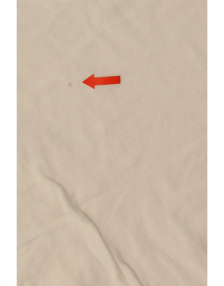 Zara Pull à col rond pour homme Petit Blanc