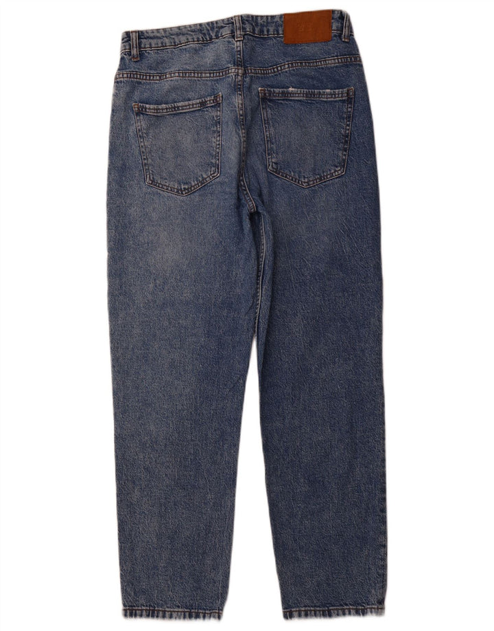 ZARA Jean fuselé pour femme EU 42 Large W32 L28 Bleu