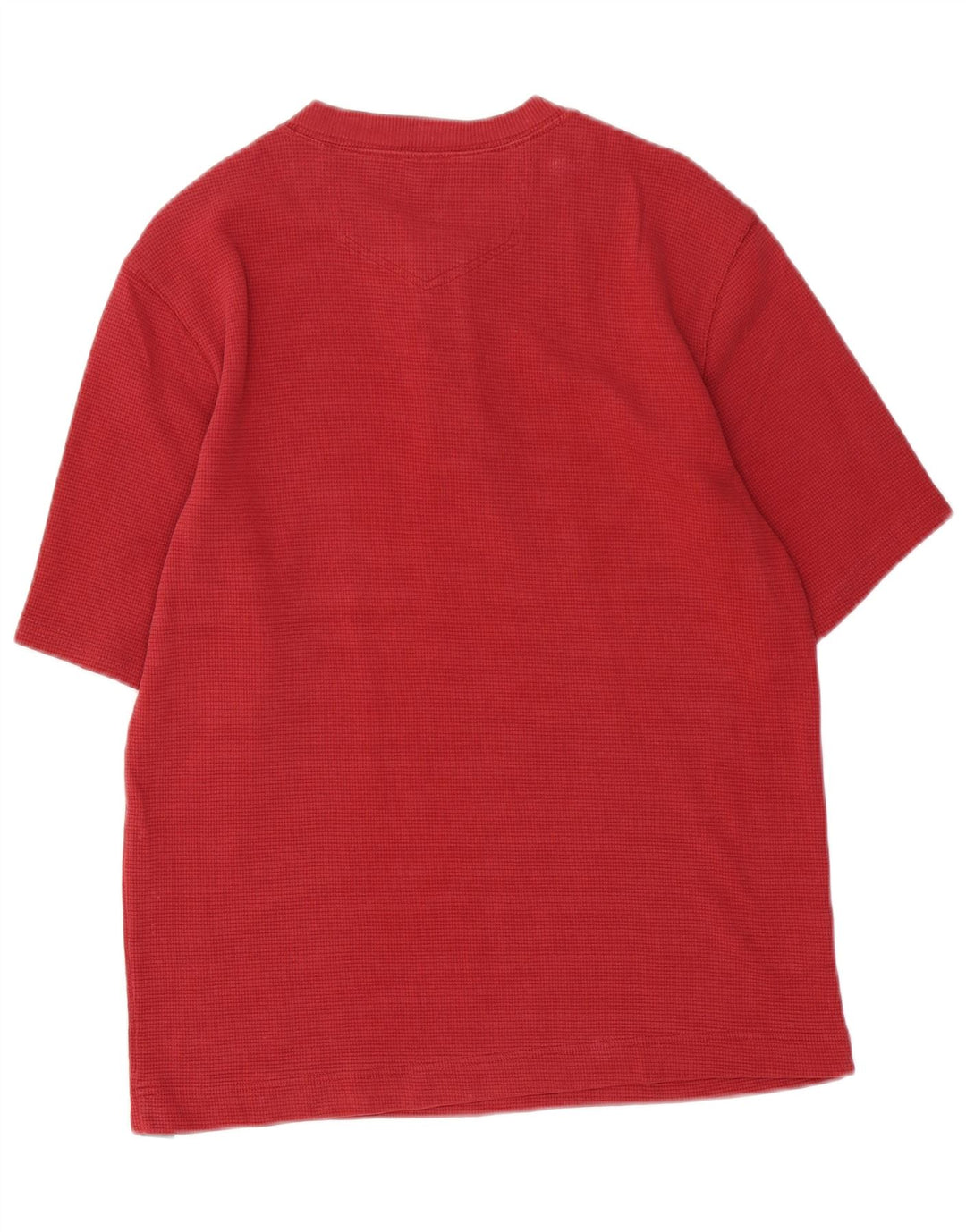 EDDIE BAUER T-Shirt Homme Top Rouge Moyen Coton