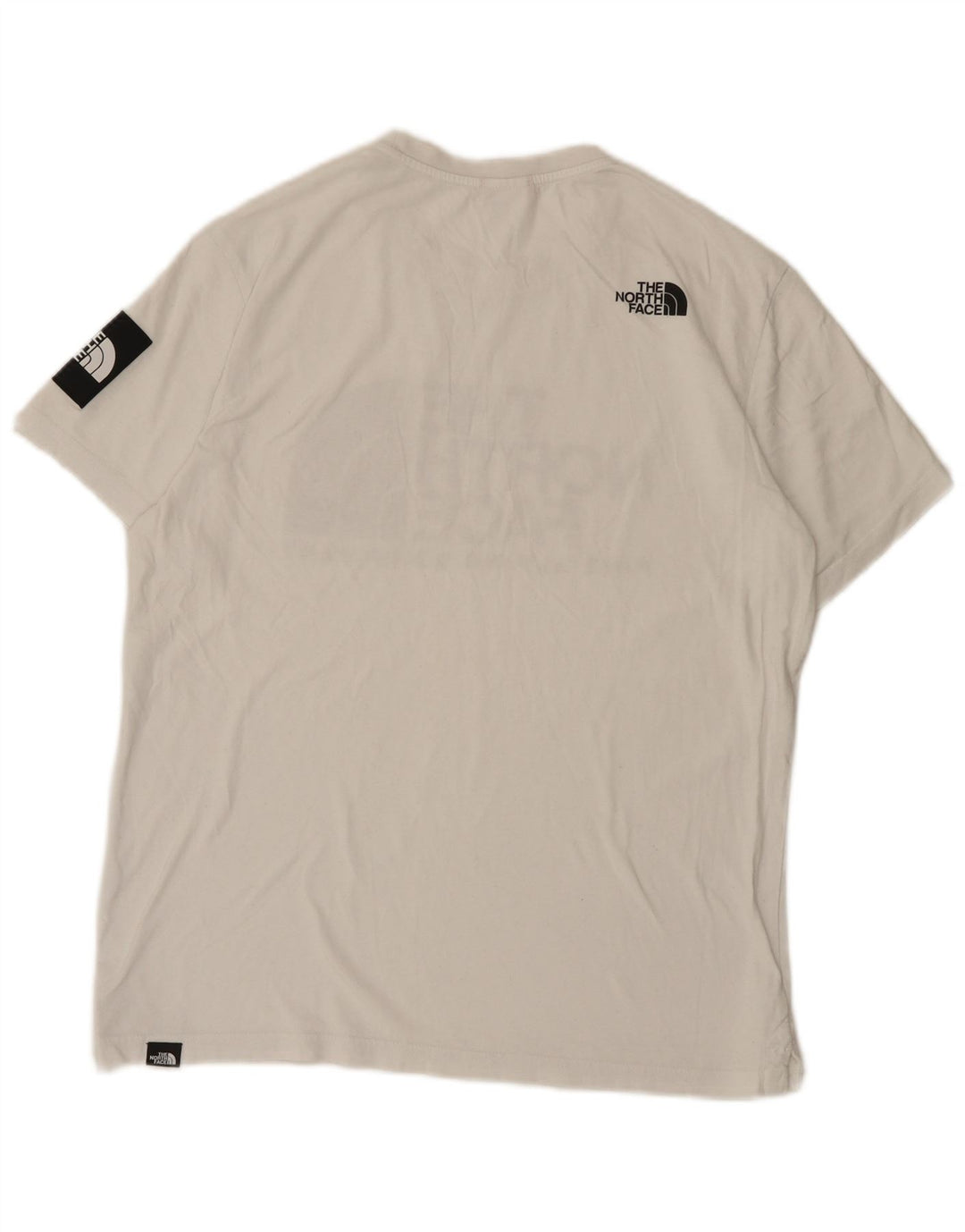 The North Face T-Shirt Graphique Homme Blanc Moyen