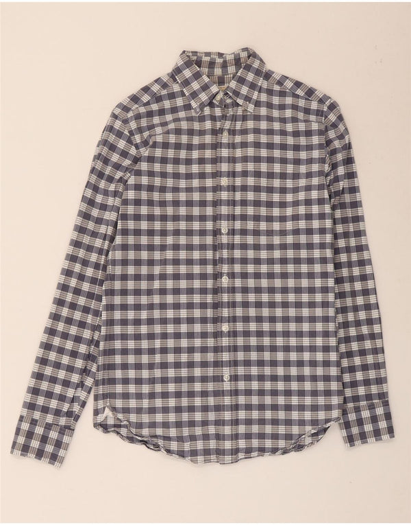 J. Crew Chemise Homme Taille 13 1/2 XS Gris Check Coton