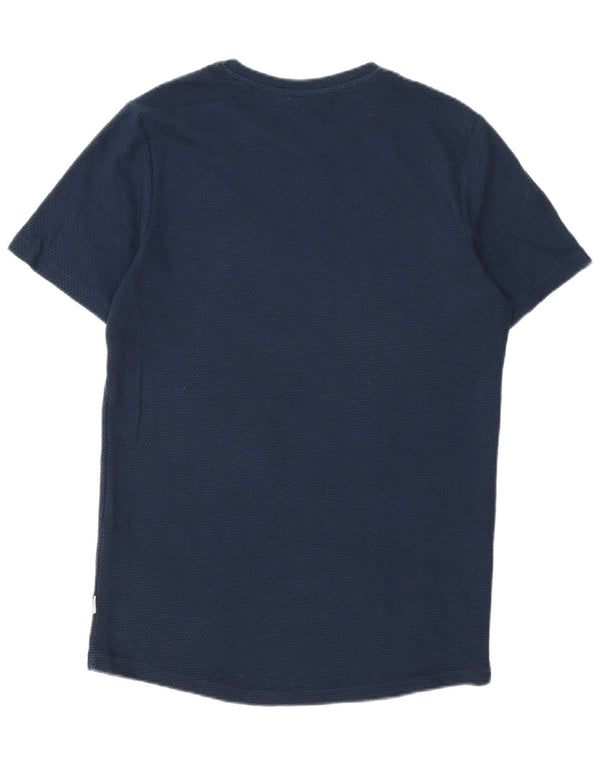 Jack & Jones T-Shirt Homme Bleu Marine Moyen à Pois Coton