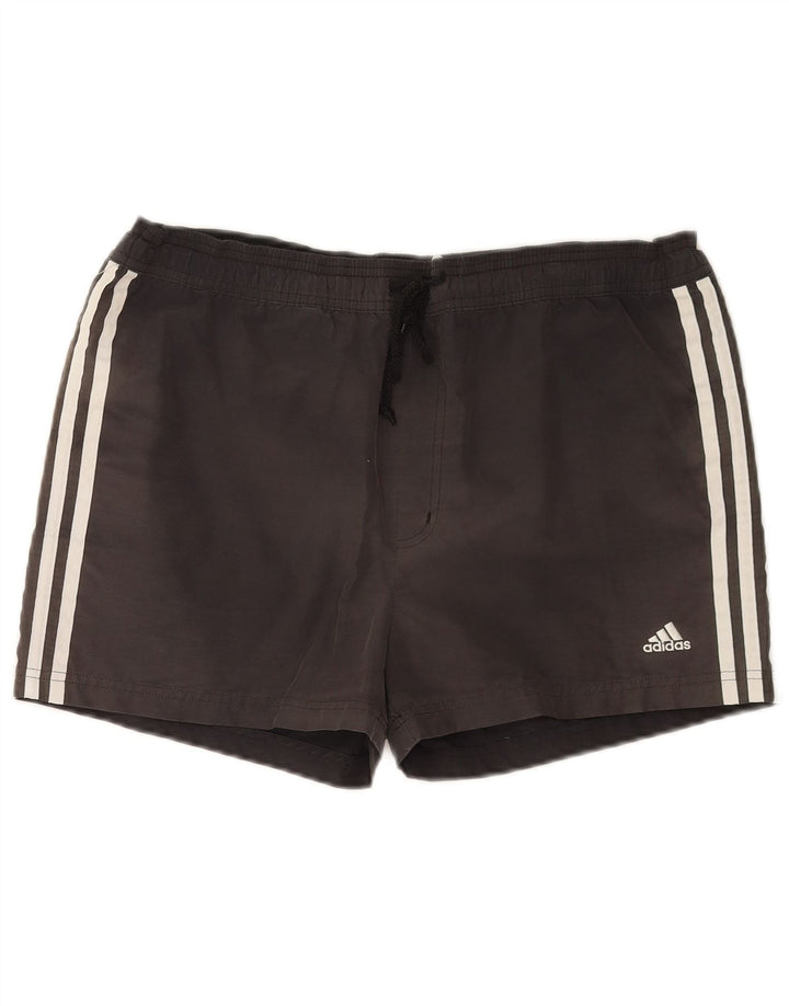 Adidas Maillot de bain homme en coton noir moyen